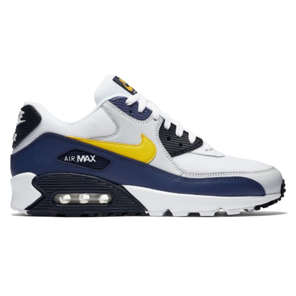 Nike Air Max 90 Essential White Tour Yellow Blue Recall